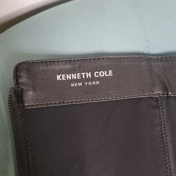 Kenneth Cole  Levon Black Leather Tall Riding Boots Size 10 - Picture 10 of 16